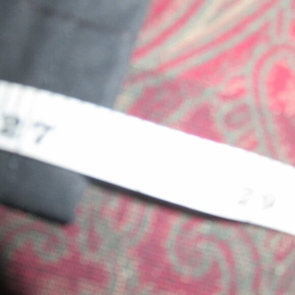 Versace Jeans Couture Straight Leg black pinstriped jeans Pants 29 43 US 6 - Picture 6 of 6